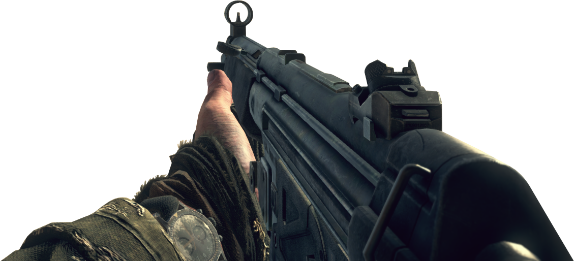Mp5 Boii - Ak 47 Red Dot Mw2 (1129x514), Png Download