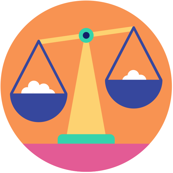 Libra Facts - Bilancia Segno Zodiacale Caratteristiche (600x600), Png Download