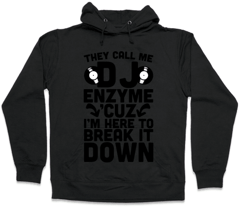 Dj Enzyme Hooded Sweatshirt - Ll Just Wait Until It's Quiet (484x484), Png Download