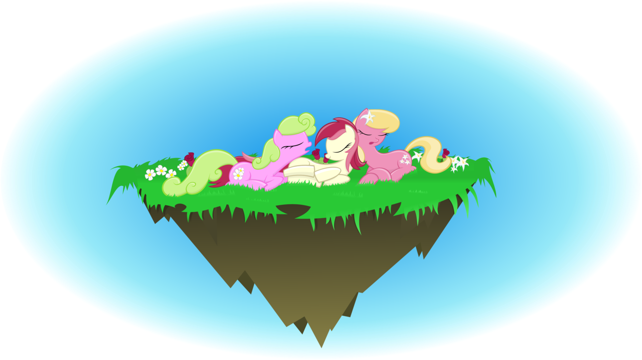 Kalleflaxx, Daisy, Floating Island, Flower Trio, Flower - My Little Pony: Friendship Is Magic (1280x732), Png Download
