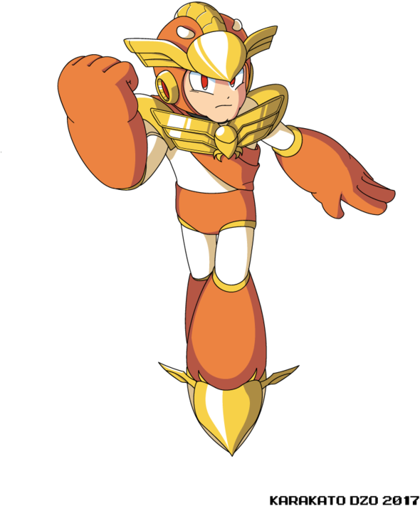 Justice Man By Karakatodzo On Deviantart - Megaman Rock Force Justice Man (600x800), Png Download