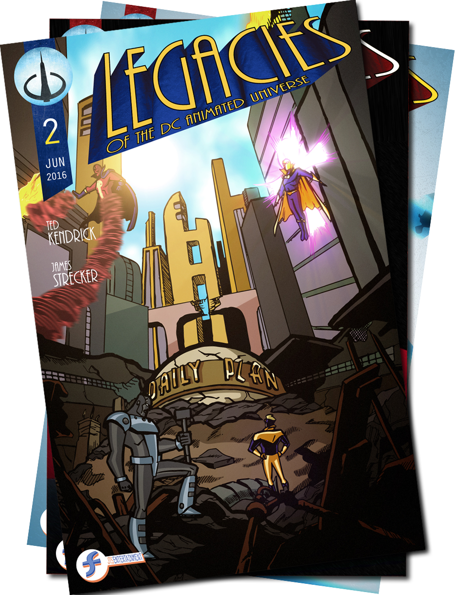 Legacies Of The Dc Animated Universe Is A Fan-made - Dc Animated Universe (936x1224), Png Download