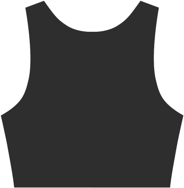 Fake Tuxedo Women's Crop Top - Woman (500x500), Png Download