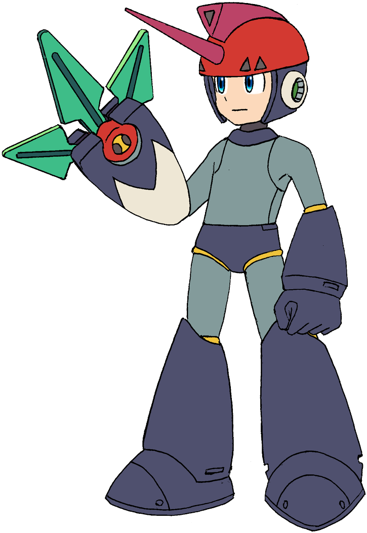 @bluemachine Rob - Mega Man (926x1200), Png Download