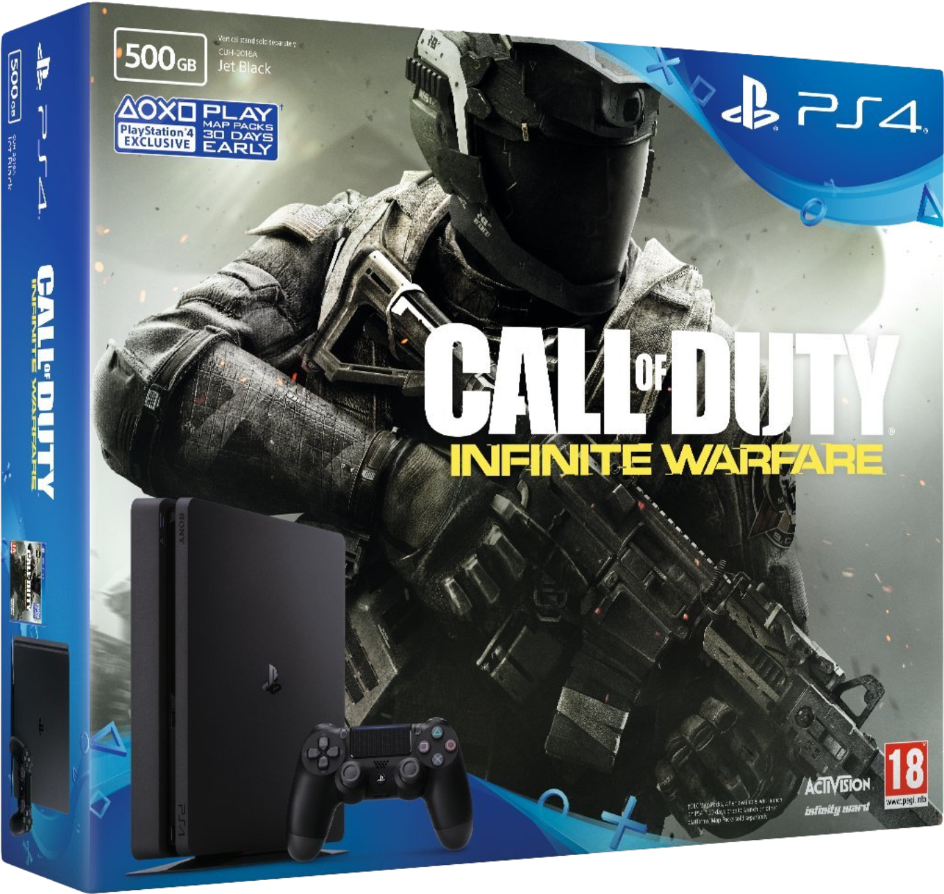 Call Of Duty® - Ps4 Slim Call Of Duty Infinite Warfare (475x390), Png Download
