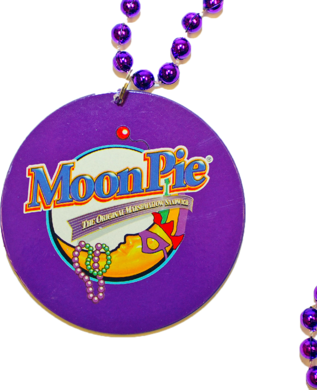 Moon Pie Mardi Gras (652x800), Png Download