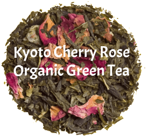 Kyoto Cherry Rose - Loose Organic Tea Sencha Kyoto Cherry Rose (350x350), Png Download