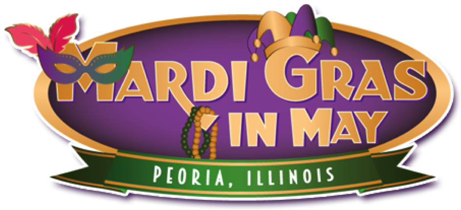It's Always Carnival Time Somewhere - Mardi Gras In May Peoria Il (967x444), Png Download