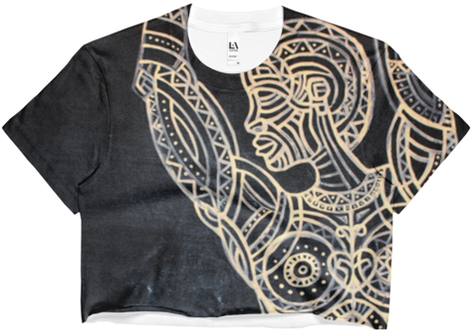 Sm-xl Crop Top Featuring James Terrell Painting - Sweater (498x498), Png Download