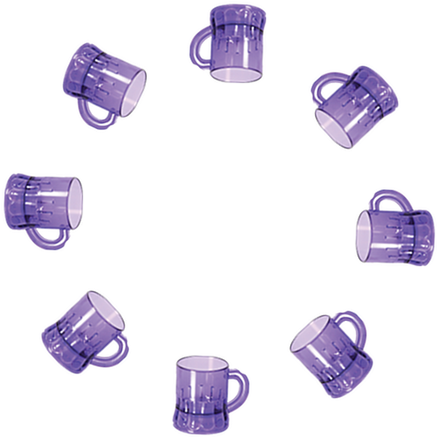 Here Are Some Disco Beads I Found Here And Cut Apart - Mardi Gras Mug Shots - Set Of 24 (500x500), Png Download