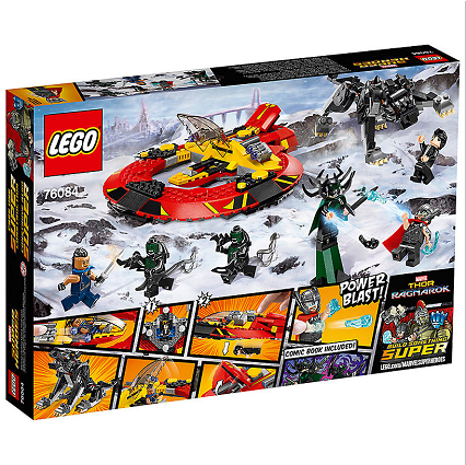 Lego Marvel Super Heroes 76084 Thor Ragnarok The Ultimate - Lego Super Heroes - The Ultimate Battle For Asgard (800x424), Png Download