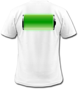 Charged Up T-shirt - Active Shirt (378x378), Png Download