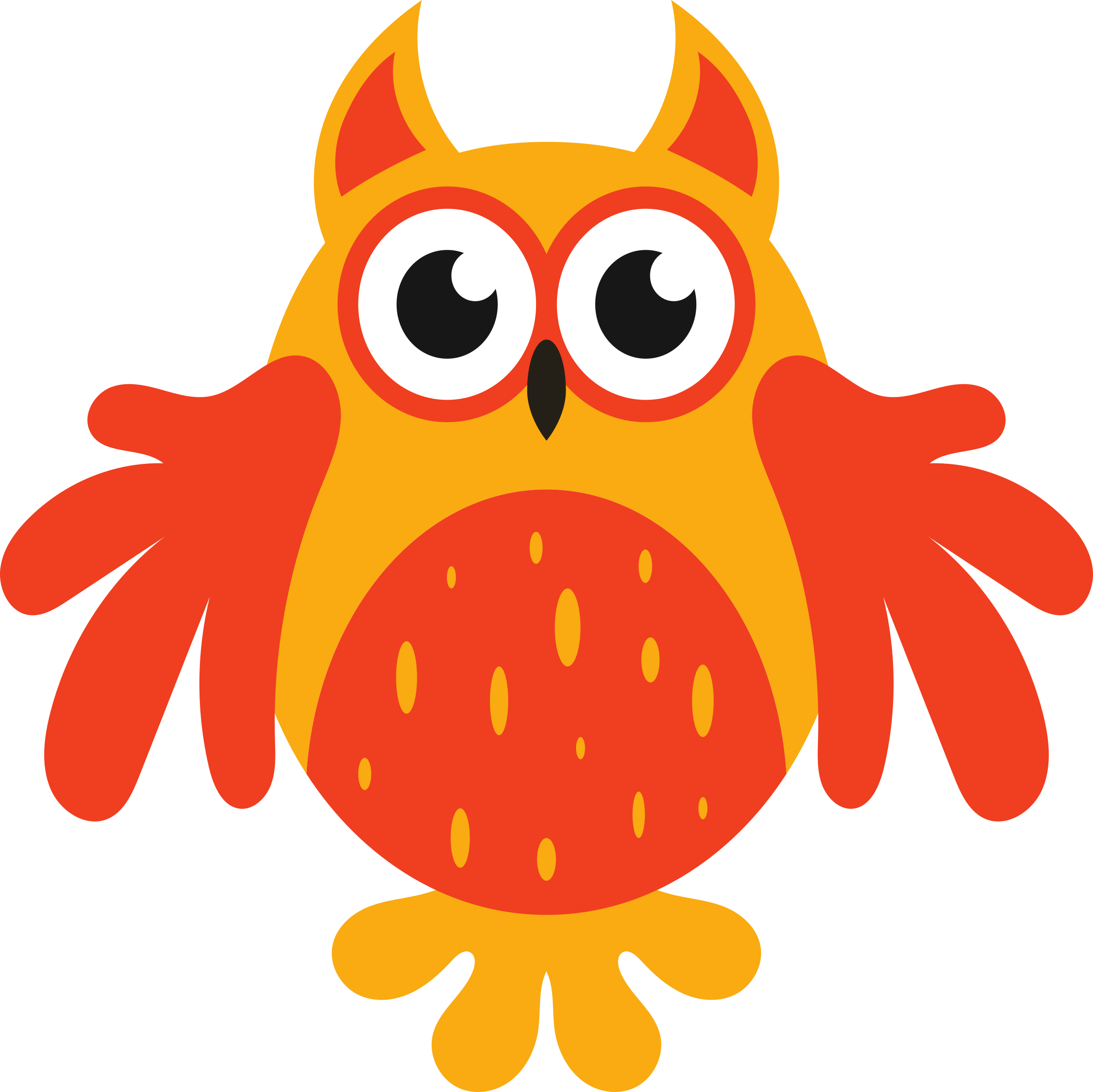 Big Image Png - Owl (2400x2399), Png Download