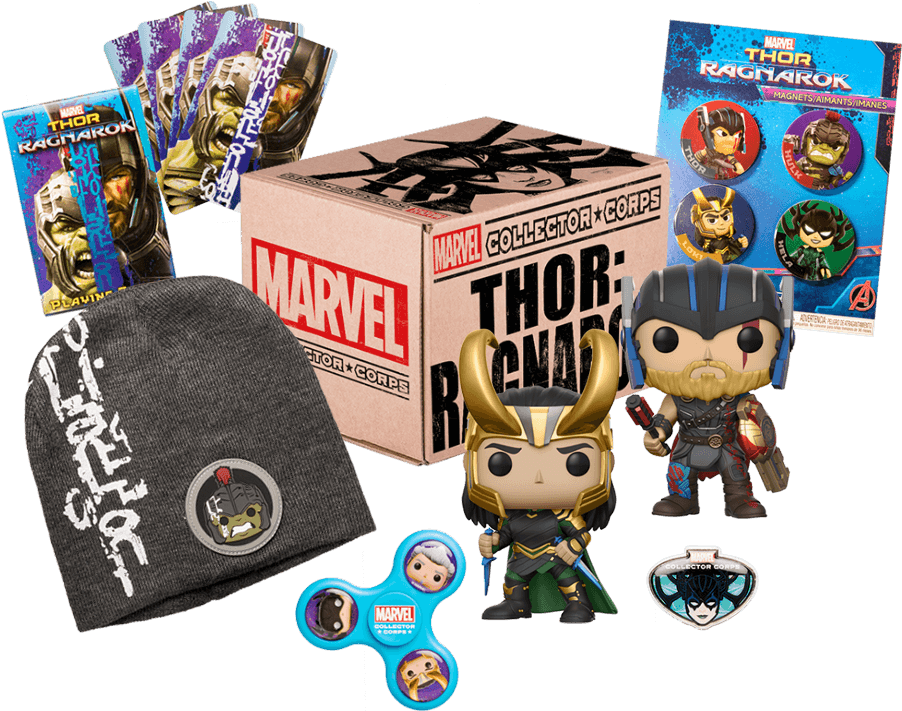 Cool Box De Thor Ragnarok - Collector Corps Thor Ragnarok (908x711), Png Download