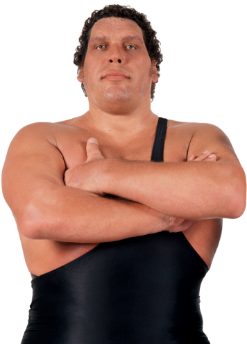 Andre The Giant Poses For Photo - André The Giant And The Big Show (700x495), Png Download