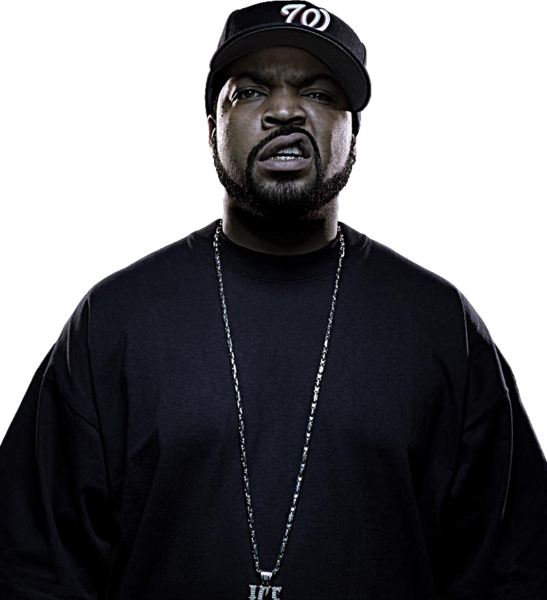 Ice Cube Rapper Png - Large Ice Cube Rapping (547x600), Png Download
