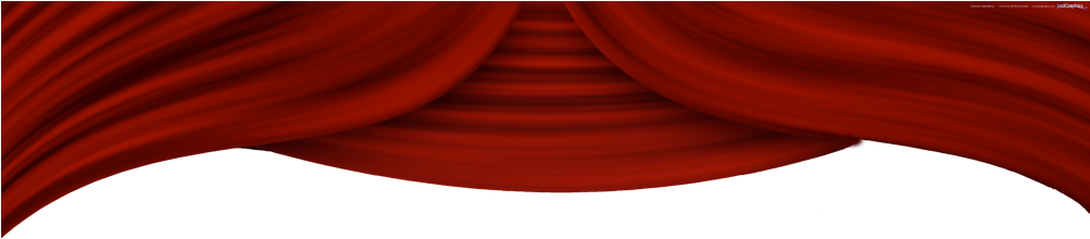 Red Curtain Valance - Red Curitain Png (1002x238), Png Download
