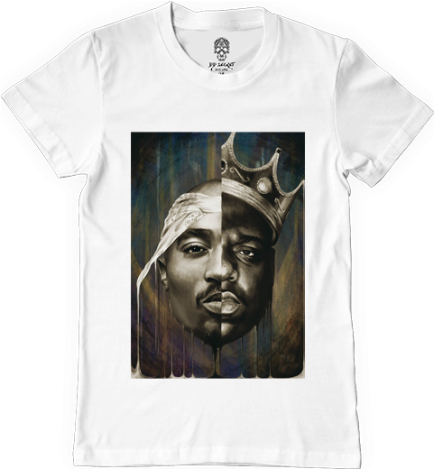 Melting Kings Sale - Tupac Biggie Poster (480x530), Png Download