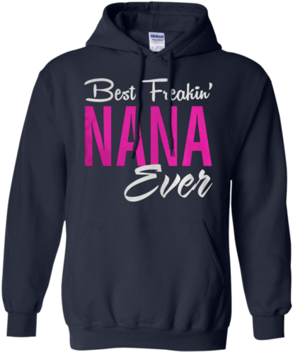 Best Freakin' Nana Ever Pullover Hoodie Black S - Stranger Things Adidas Jacket (500x500), Png Download
