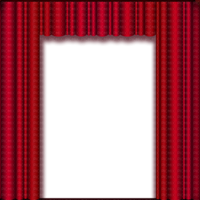 Red Curtain Frame - Curtain (400x400), Png Download