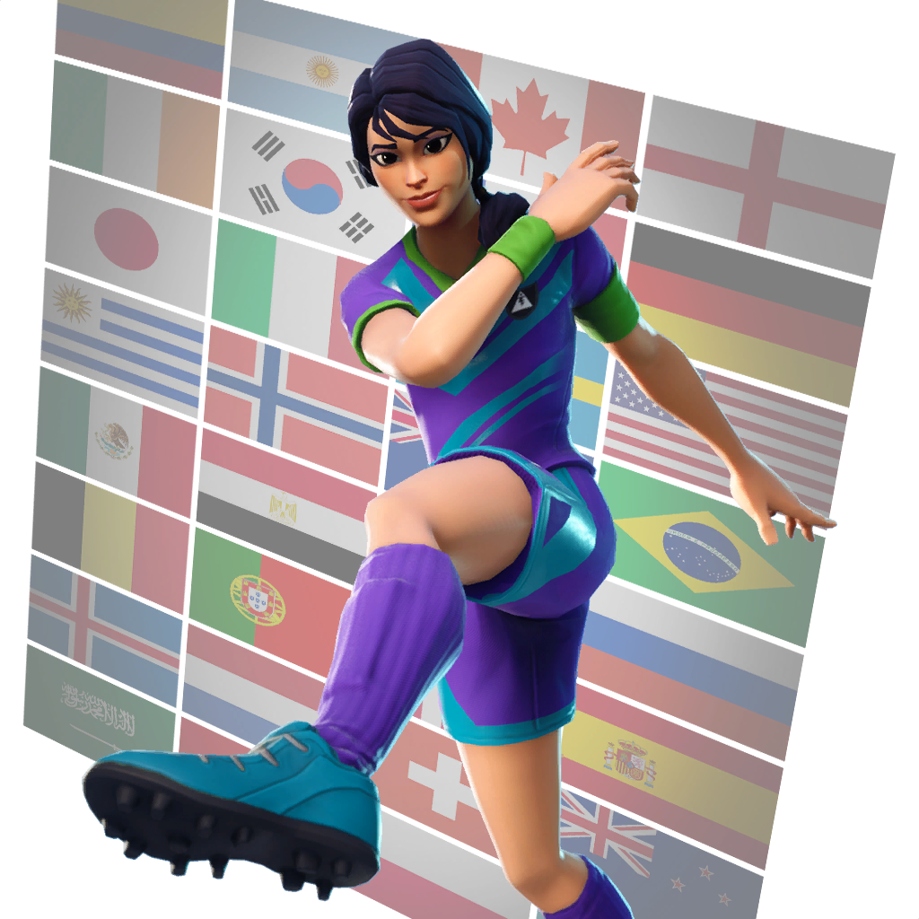 Png Images - Girl Soccer Skins Fortnite (1024x1024), Png Download