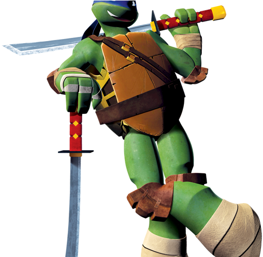 Leonardo Leonardo Tmnt, Tmnt And Ninja Turtles - Leonardo Tmnt 2012 (600x500), Png Download