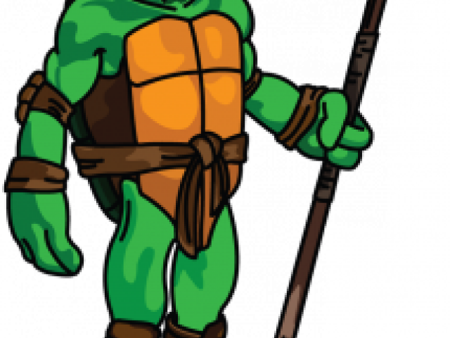 Drawn Turtle Donatello Ninja Turtle - Drawing (640x480), Png Download