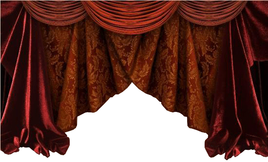 Opera, Theater, Tube, Decoupage, Curtains, Border Tiles, - Fondos Teatros Png (550x333), Png Download
