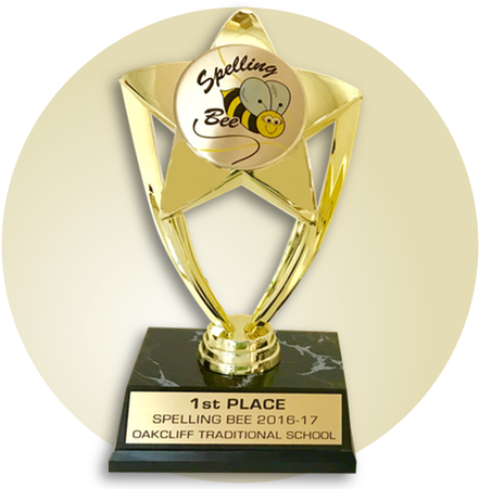 Sports - Spelling Bee Trophy (450x450), Png Download
