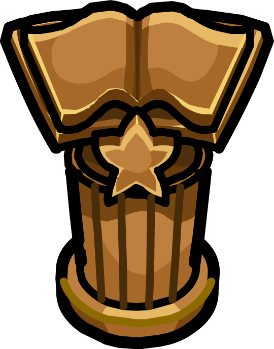 Bronze Trophy - Club Penguin Trophy (540x689), Png Download