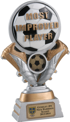 Excel Boots Most Improved Football Trophy - Trophy (400x400), Png Download