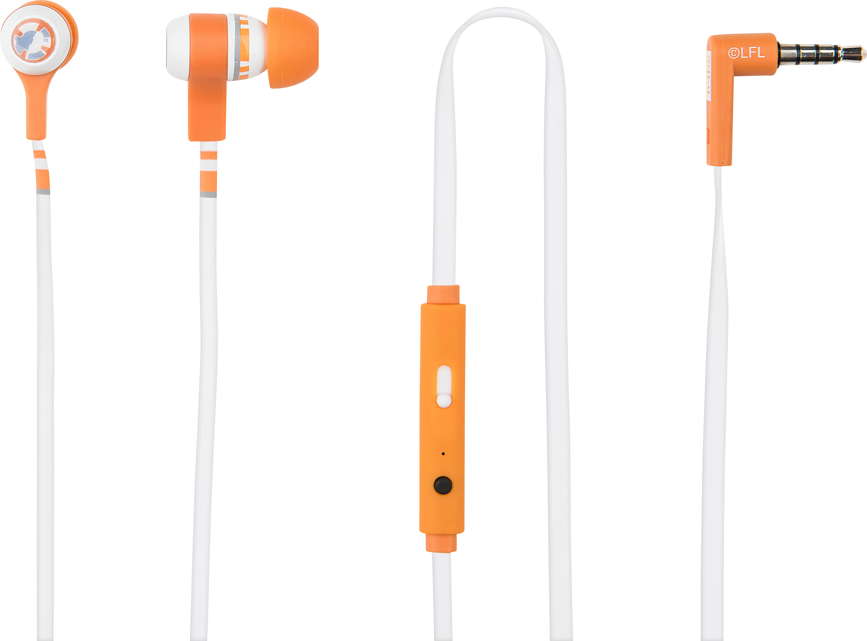 Tribe Earphones Starwars Bb8 - Headphones (350x350), Png Download