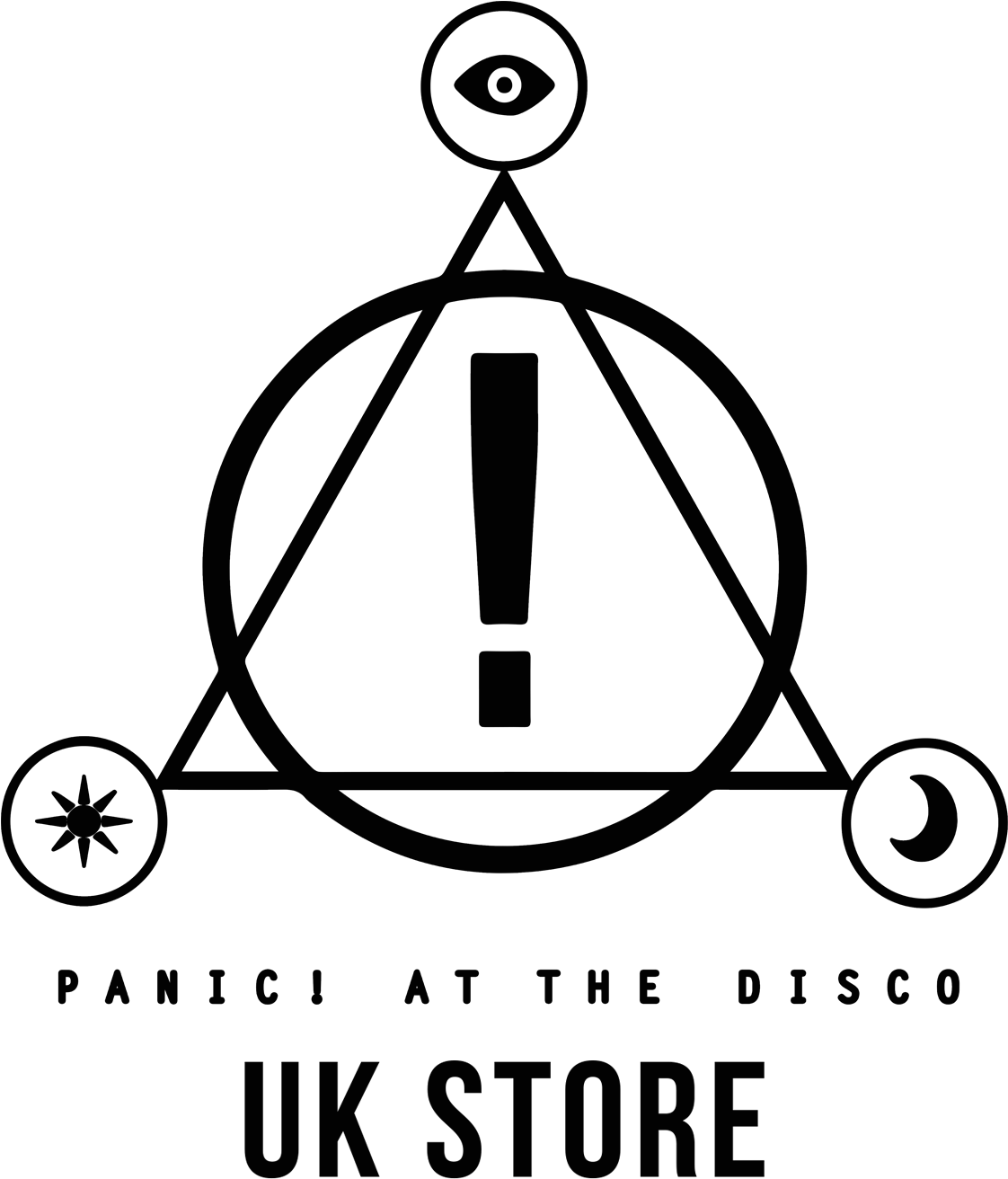 Image Result For Panic At The Disco Logo - Panic At The Disco Triangle Logo (1905x1412), Png Download
