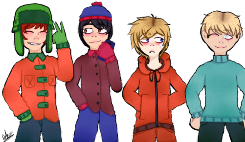 Stan's Gang - Cartoon (500x315), Png Download