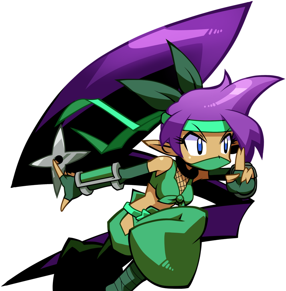 Shantae Is Playable - Shantae Half Genie Hero Ninja (1200x1084), Png Download