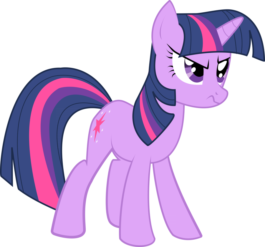 Twilight Sparkle Angry - My Little Pony:friendship Is Magic Po (900x839), Png Download