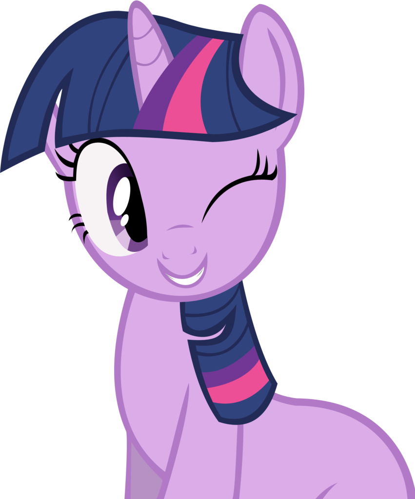 Safe, Simple Background, Solo, Transparent Background, - My Little Pony Twilight Sparkle Front (851x1024), Png Download