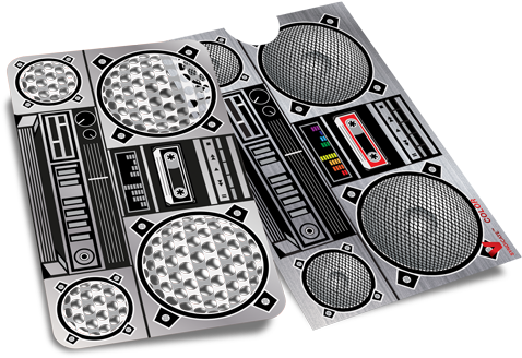 V Syndicate - Grinder Carte Boom Box (500x336), Png Download