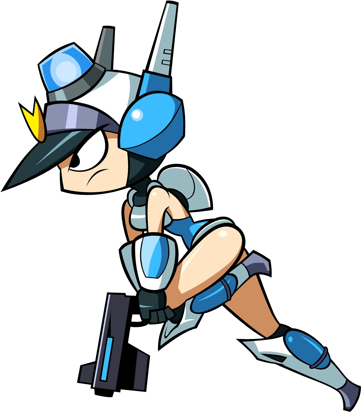 Patricia Wagon - Mighty Switch Force Hyper Drive Edition (1214x1381), Png Download