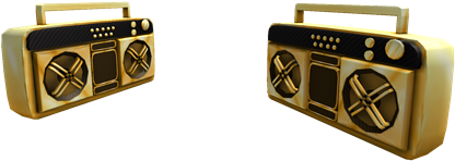 Dual Golden Super Fly Boomboxes - Roblox Dual Golden Super Fly Boomboxes (420x420), Png Download