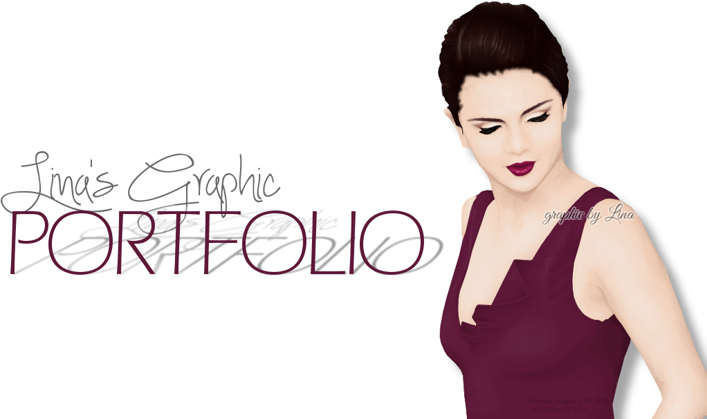 Lina's Graphic Portfolio - Portfolio Hair (1100x700), Png Download