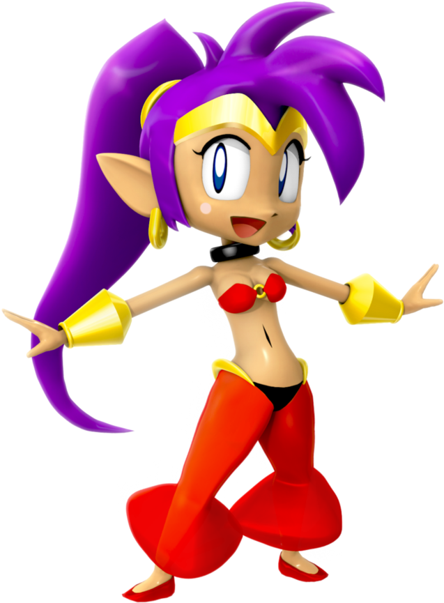 Png - Shantae 3d Model (894x894), Png Download