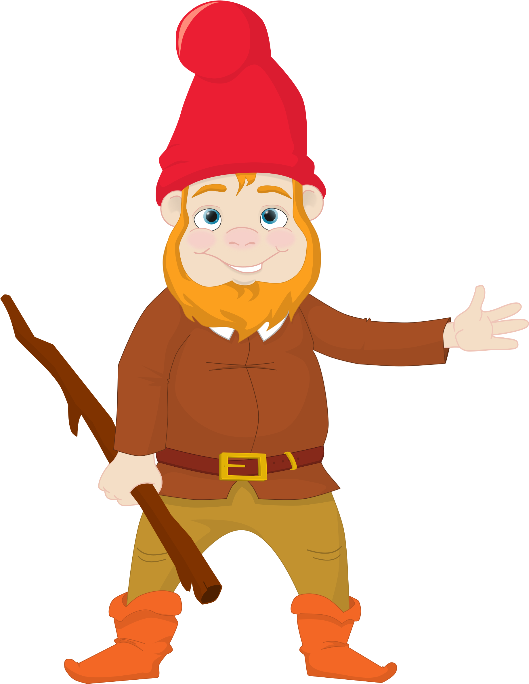 Free To Use & Public - Gnome Clipart (613x800), Png Download