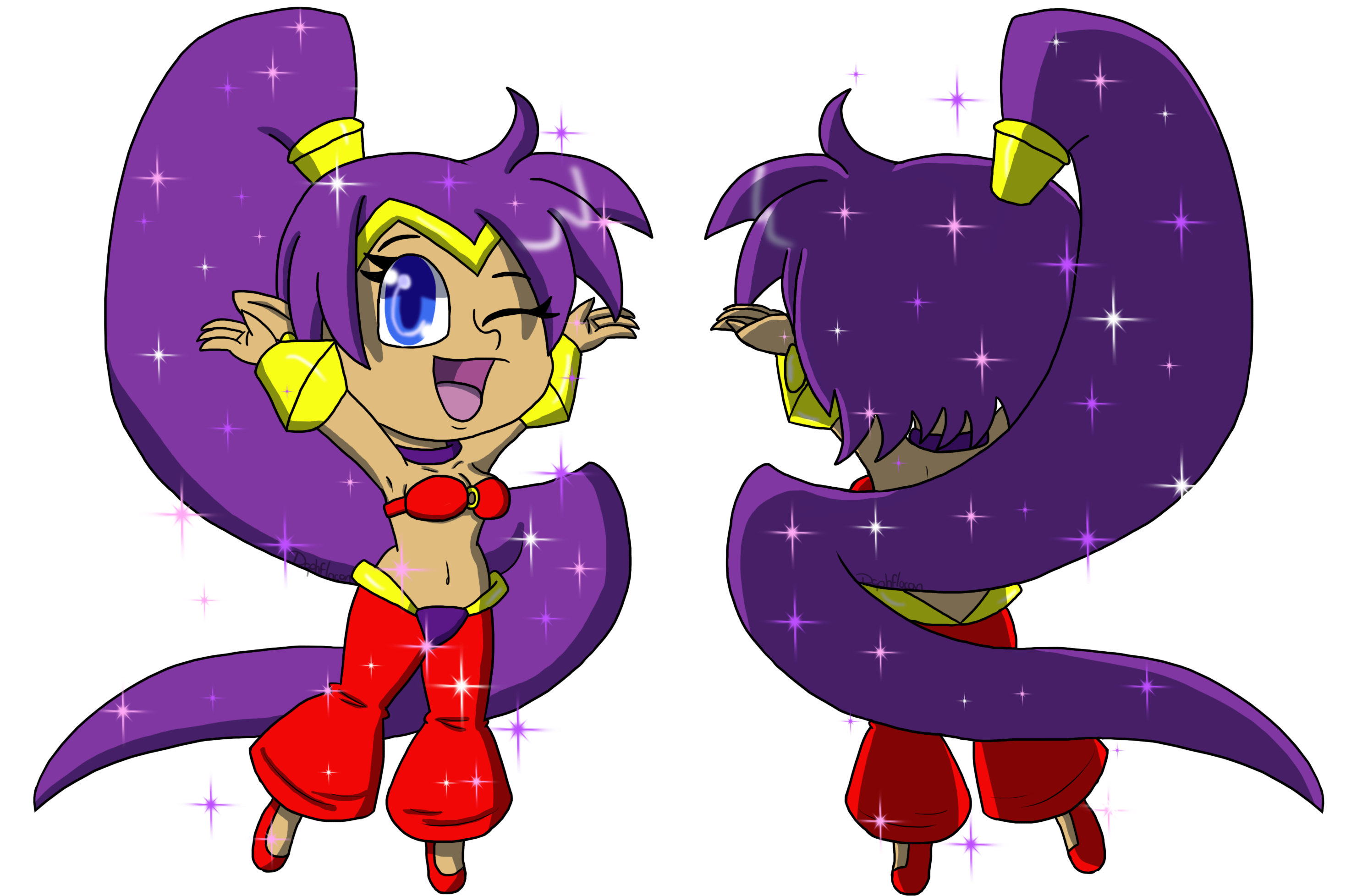 File D905029207 Original - Shantae (3056x2254), Png Download