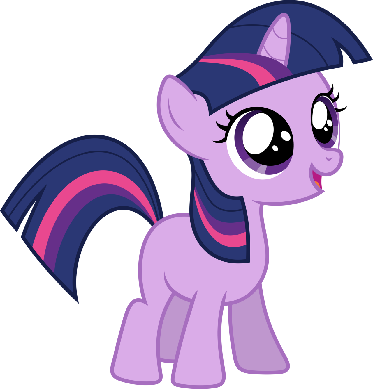 Twilight Sparkle Filly By Hawk9mm D54fjcc - My Little Pony Twilight Sparkle Filly (1280x1338), Png Download