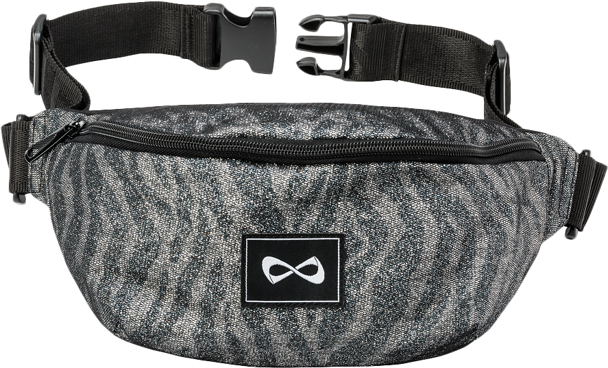 Black Sateen - $29 - 99 - Zebra Sparkle - $34 - 99 - Fanny Pack Image Transparent (1000x666), Png Download