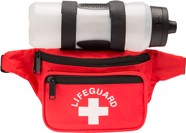 Lifeguard Responder Fanny Pack With Lifeguard And Cross - Lifeguard Hip Pack With Water Bottle (600x600), Png Download