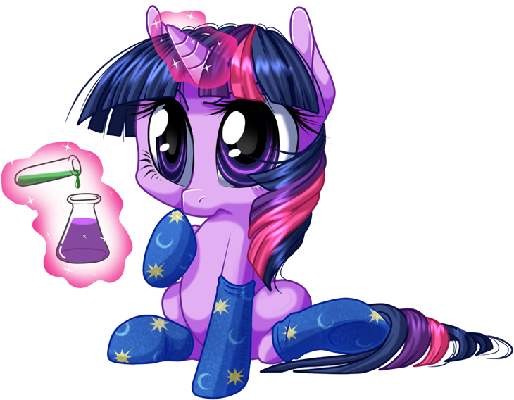 Science And Cuteness - Cartoon (750x581), Png Download