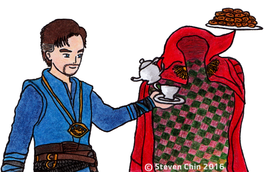 Doctor Strange And The Cloak Of Levitation By Rocket - Doctor Strange X Cloak Of Levitation (1024x591), Png Download
