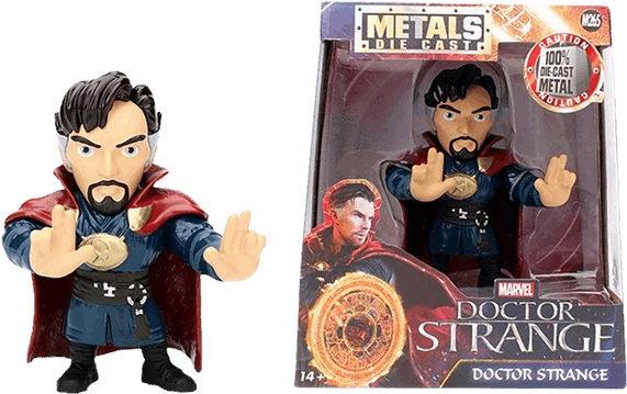 Doctor Strange 4" Metals Die-cast Figure - Doctor Strange Movie 4-inch Metals Die-cast Action (600x600), Png Download